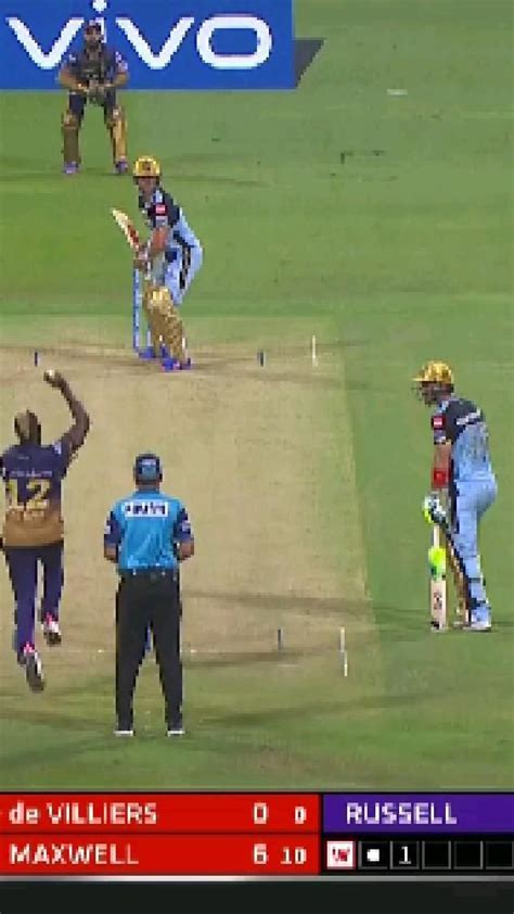 kkr vs rcb devilliers wicket.